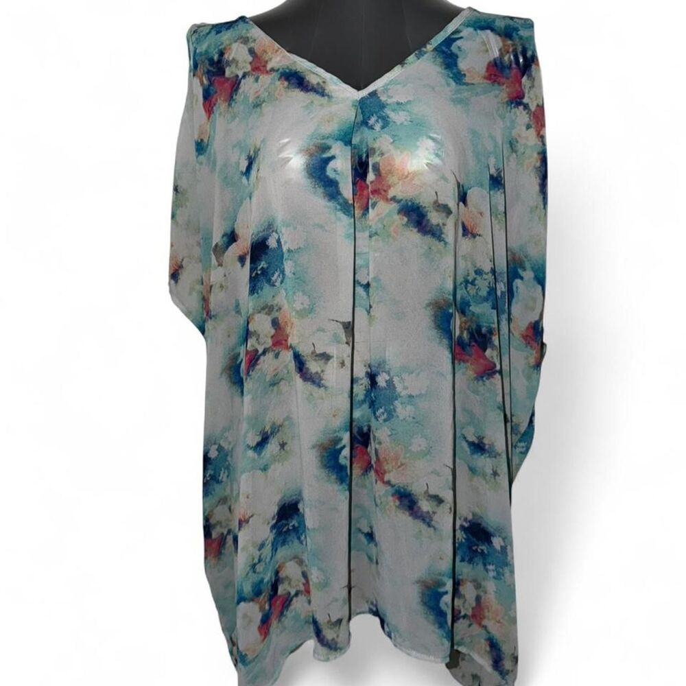 Peach Love Women's multicolored Mesh Blouse